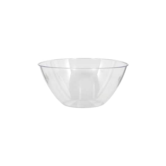 2qt. Clear Plastic Serving Bowl by Celebrate It™